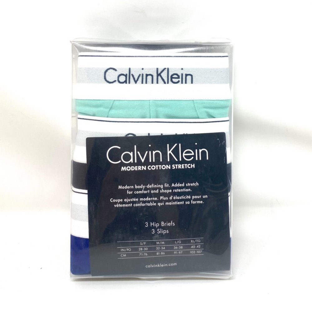 💖MEGA SALE💖Calvin Klein 3-Pack Men's Modern Cotton Hip Brief Gray XL NB2379905 - Picture 7 of 9